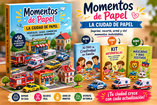 Momentos de Papel® La Ciudad de Papel – Membresía Premium
